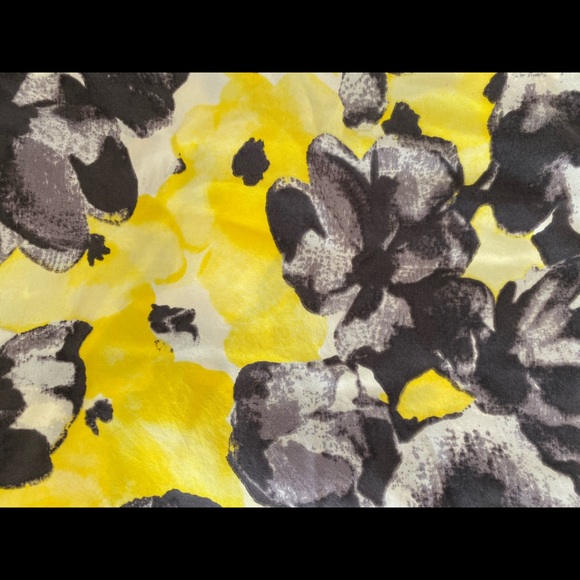 KENAR 100% Silk Medium Ruffle accent top - Picture 4 of 7